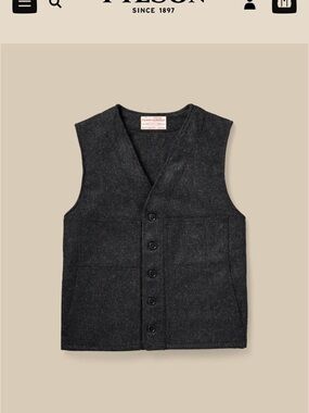Filson Mackinaw Wool Vest